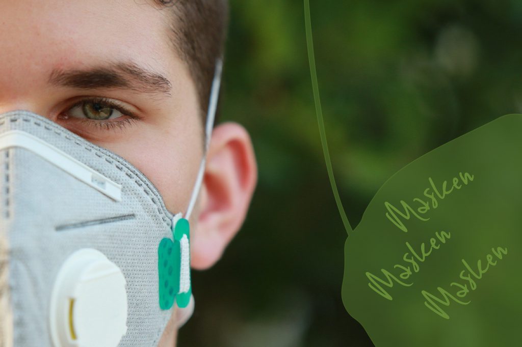 Maske zum Schutz vor Corona Virus